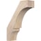Ekena Millwork 3 1/2"W x 10"D x 14"H Balboa Smooth Knee Brace, Douglas Fir BRC04X10X14BOA00SDF - alternate 1